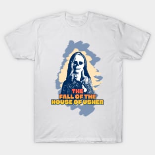 The Fall of the House of Usher Carla Gugino skull mask T-Shirt